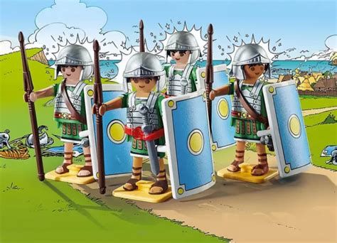 Playmobil Figurines Soldat X Romains Et X Grecs Spartiates Sans