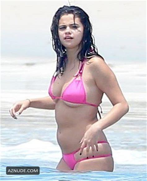 Selena Gomez In Pink Bikini Aznude