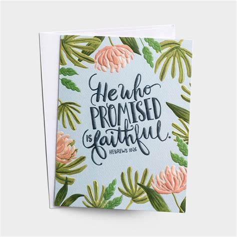 Encouragement He Who Promised 3 Premium Studio 71 Cards Christian