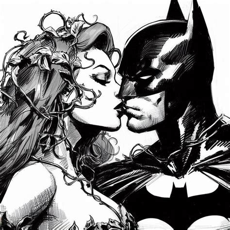 Batman and Poison Ivy by drawnbyai on DeviantArt