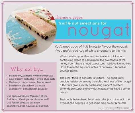 Nougat | Thermomix recipes, Nougat, Flavors