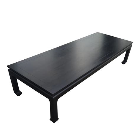 Ebonized Ming Style Coffee Table For Sale at 1stDibs