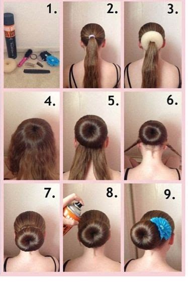 Pinuploader For Pinterest Hair Donut Hair Tutorial Donut Bun Hairstyles