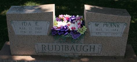 William Frank Rudibaugh M Morial Find A Grave