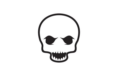 Skull Head Skeleton Logo Design Graphic By Dimensi Design · Creative