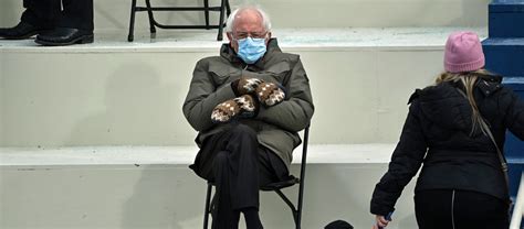 Bernie Sanders And His Mittens At Inauguration Are A Whole Damn Mood