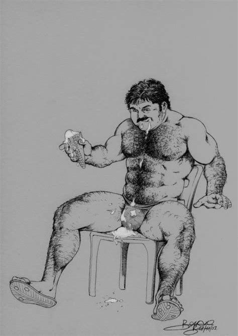 Gay Muscle Bear Bara Cumception