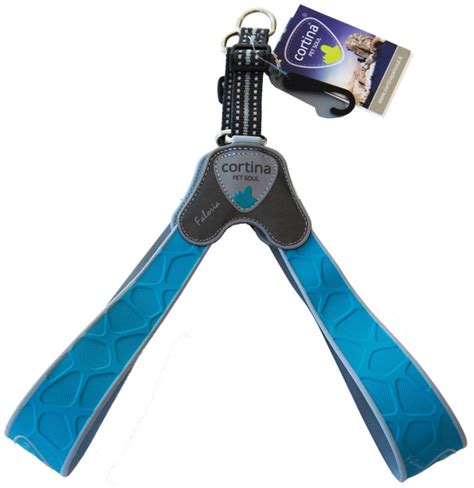 Coralpina Супер прочная шлейка FALORIA, бирюзовый (обхват груди 35-45 ...