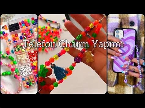 Telefon Charm Yapimi How To Make Trendy Diy Phone Charms Youtube