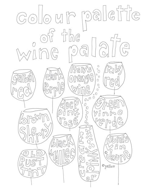 Color This Adult Wine Themed Coloring Book Vinepair