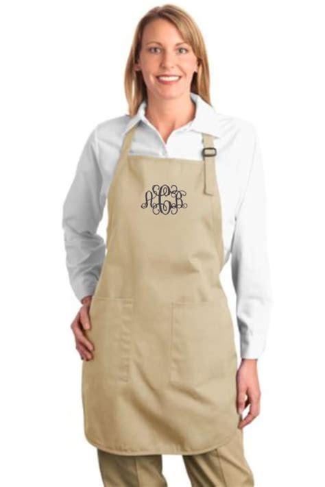 Monogram Apron Aprons For Women Personalized Aprons Etsy