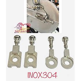 Mua COMBO Pát tăng sên Inox 304 VÀ 2 ốc Nòng tăng Inox 304 gắn cho xe