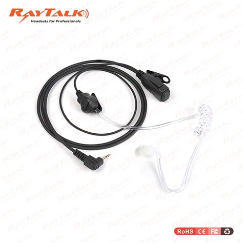 Two Way Radio Earpiece Em With Clear Acoustic Tube Walkie Talkie