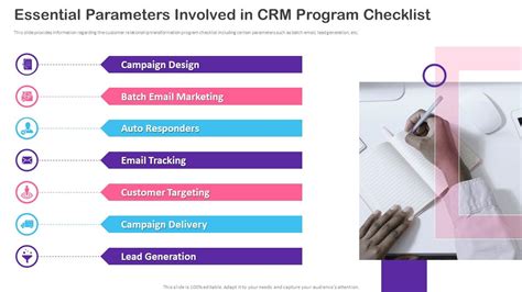 Crm Transformation Toolkit Essential Parameters Involved In Crm Program