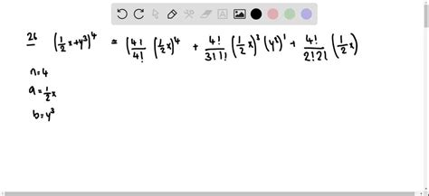 Solveduse The Binomial Theorem To Expand And Simplify 12 Xy34