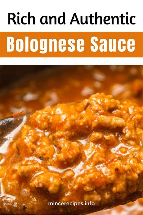 Rich And Authentic Bolognese Sauce Recipe Best Ragu Bolognese Recipe Bolognese Sauce Ground