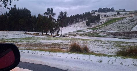 Sierra registrará nieve granizo y lluvia desde hoy