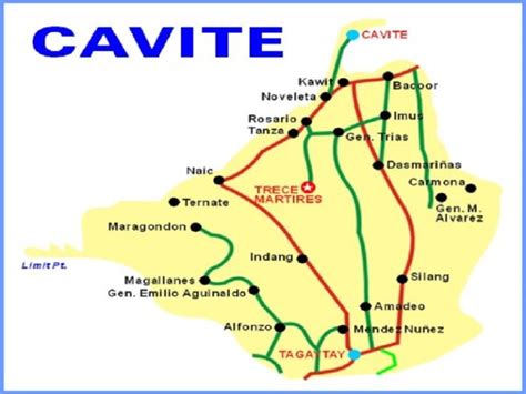 Rosario Cavite Map