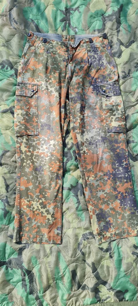 Original BW Bundeswehr Feldhose Flecktarn Gr 6 B Ware BW ARMY