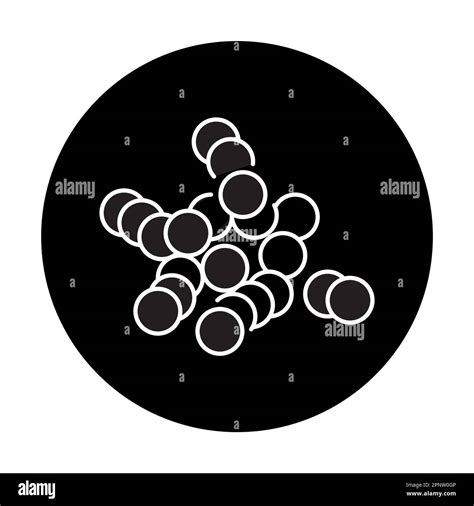 Streptococcus Bacteria Color Line Icon Human Diseases Pictogram For