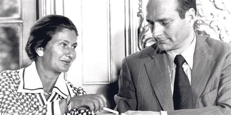 Simone Veil Tait Poussinette Pour Jacques Chirac