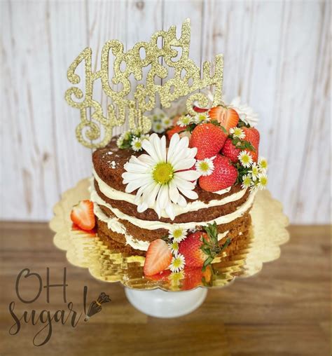 Delicious Naked Birthday Cake