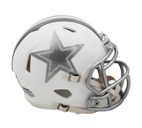 dallas cowboys unsigned speed ice nfl mini helmet radtke sports