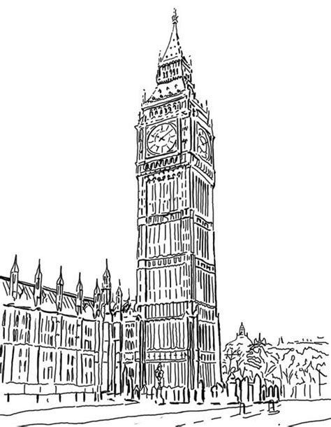 10 Big Ben Dibujo