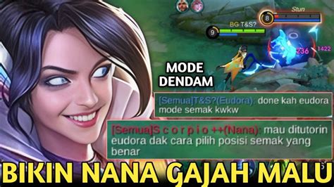 EUDORA MODE DENDAM PSIKOPAT LOCK NANA GAJAH SOMBONG YG SOK NGAJARIN DI