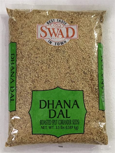 Swad Dhana Dal Roasted Split Coriander Seeds Value Pack 35 Pound