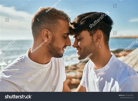 Romantic Gay Couple Beach Stock Photo Shutterstock