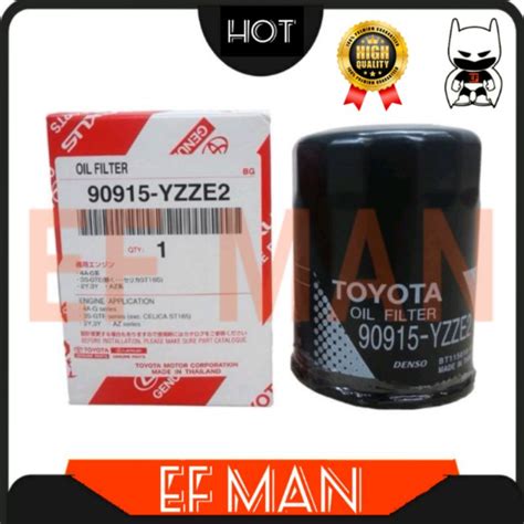 Toyota Oil Filter Yzze Camry Altis Estima Vios Acr Acv Azt St