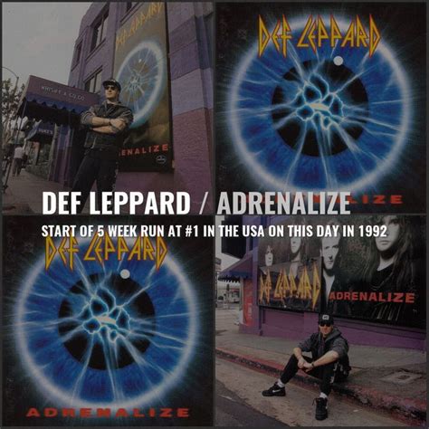 Years Ago Def Leppard S Adrenalize Starts Week Run At Number One