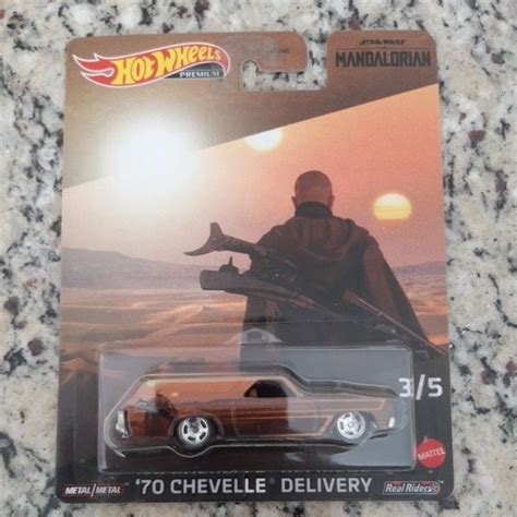 Hot Wheels Premium Star Wars The Mandalorian 70 Chevelle Delivery Shopee Brasil