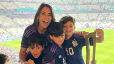 I Cant Explain Lionel Messis Wife Antonela Celebrates Argentinas