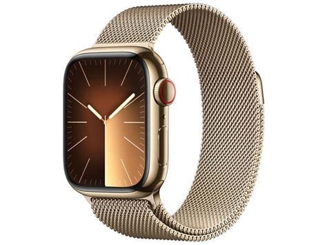 Apple Watch Series Gps Cellular Caixa Dourada De A O Inoxid Vel