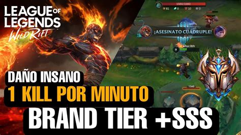 Brand Es El Campe N Con M S Da O De Wild Rift Build Runas Gameplay