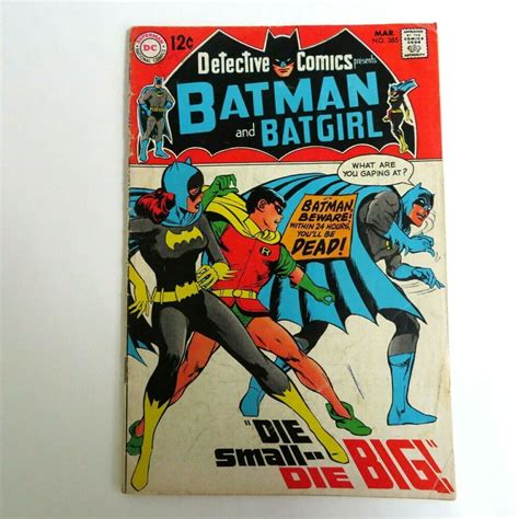 Detective Comics 385 1969 Batman And Batgirl Dc Comics B02 Batman And Batgirl Detective