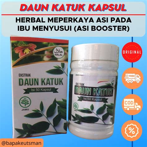 Jual Kapsul Daun Katuk Herbal Ibu Menyusui Untuk Kebutuhan Nutrisi