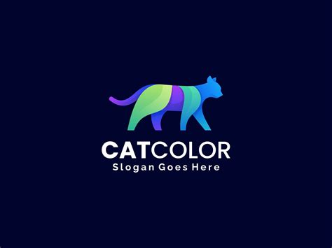 Cat Gradient Colorful Logo Graphic by artnivora.std · Creative Fabrica