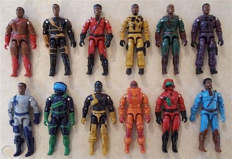 Olmec RARE G.I. Joe BRONZE BOMBERS Lot Complete Set of 12 Figures w ...