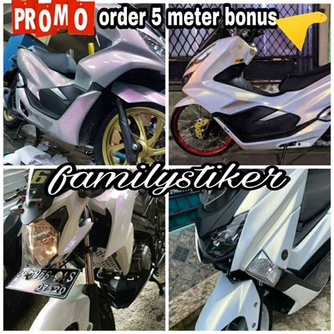 Jual Sticker Skotlet Lembayung Sekotlet Motor Mutiara Pink Scotlite