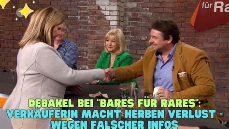 Debakel Bei Bares F R Rares Verk Uferin Macht Herben Verlust Wegen