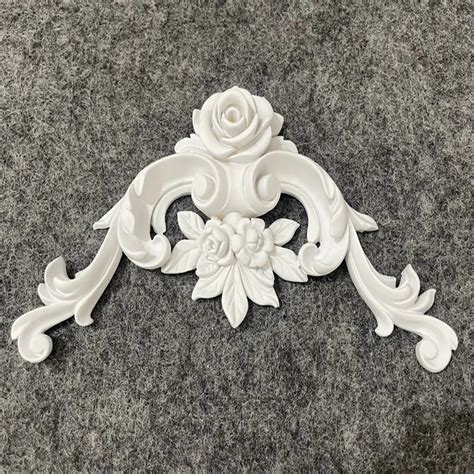 Home Polyurethane Cornice Door Trim Wall Trim Molding White Popular Pu