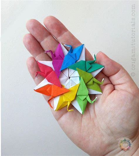 A Guide To The Origami Crane Wreath Tsuru Cranes Designed By D