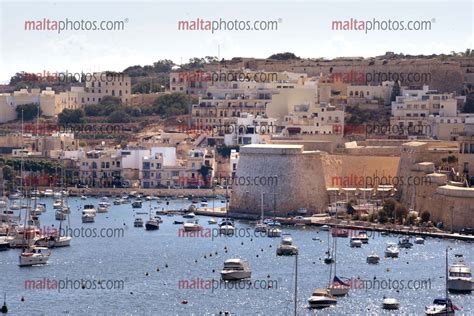 Port Grand Harbour Kalkara Boats Sea - Malta Photos