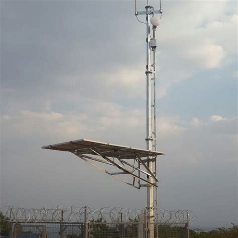Hot DIP Galvanization Monopole Steel Tower For GSM Communication Telecom Tower And Steel Pole