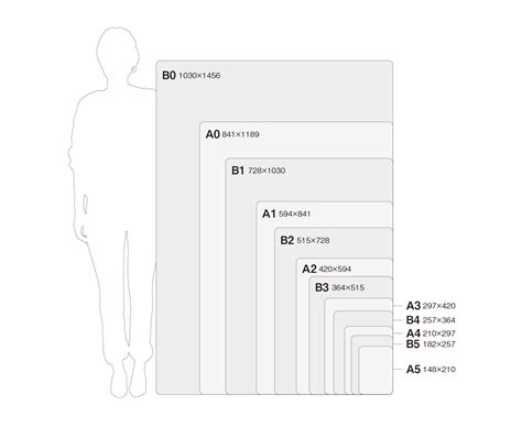 A判、b判、印刷の用紙サイズを人の大きさと比較してみました。｜blog｜イースタンインク｜大阪のデザイン事務所 ブランディング