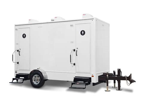 4 Station Restroom Trailer Portable Restroom Rentals Texas Johns