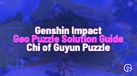 How to Solve Genshin Impact Geo Statue Puzzle - How to complete Search ...